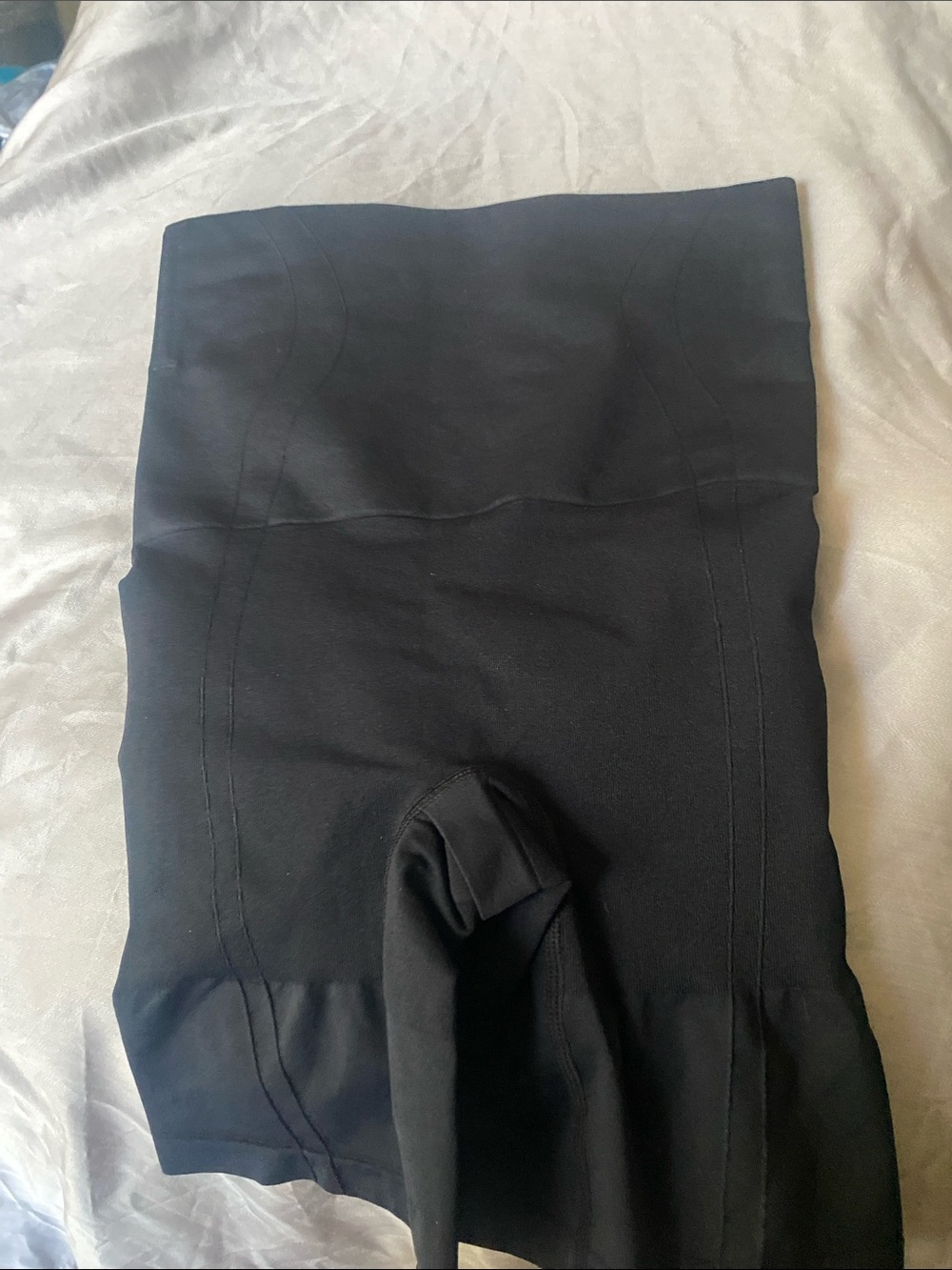 High-Waist Black Men’s Compression Pants